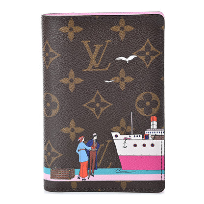 Louis Vuitton Monogram 2016 Christmas Animation Passport Cover Rose Ballerine 1 of 8