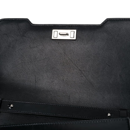 Givenchy Calfskin Infinity Flap Bag Black 9 of 22