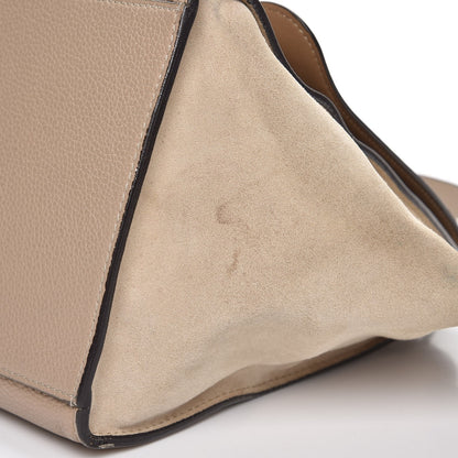 Celine Drummed Calfskin Suede Medium Trapeze Dune 15 of 15