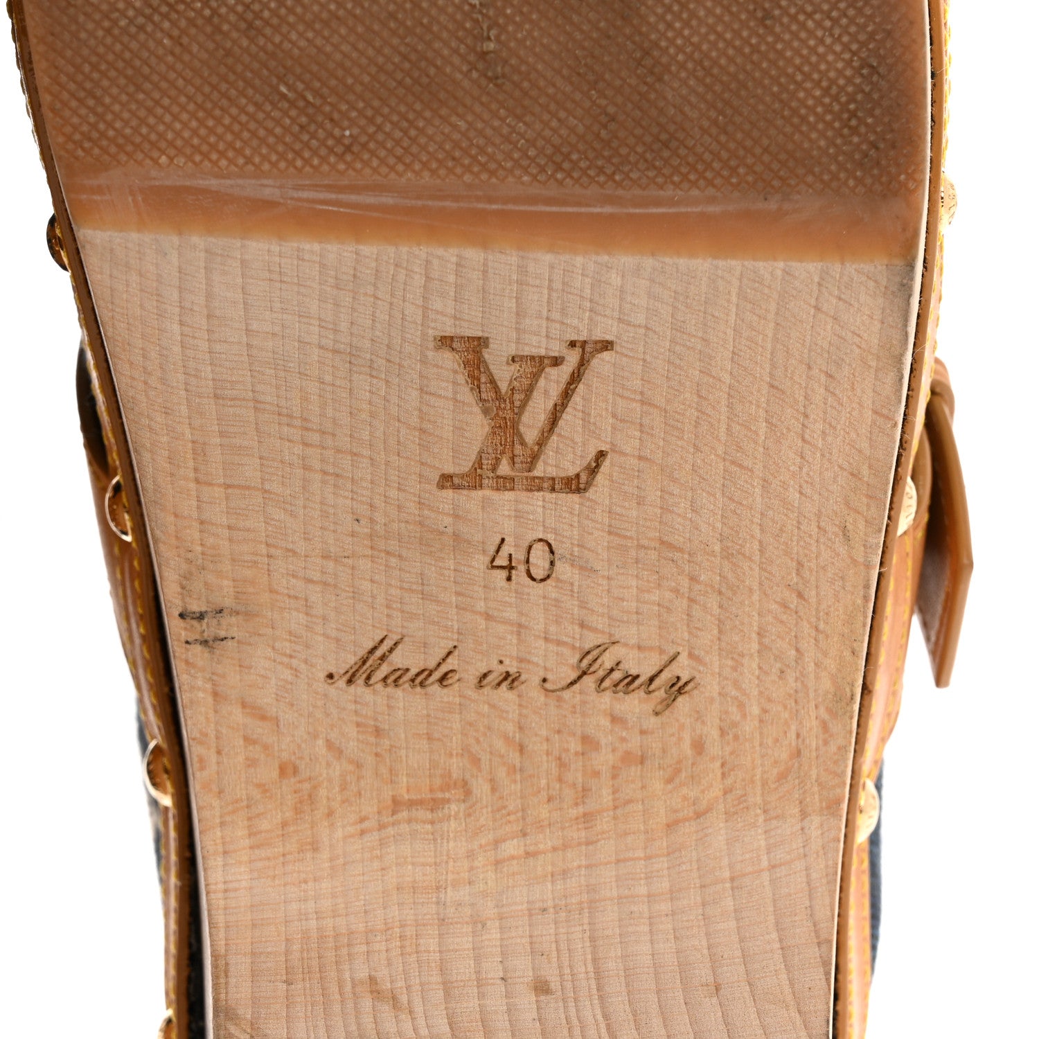 Louis Vuitton Jacquard Since 1854 Cottage Clog Mules 40 Blue 8 of 12