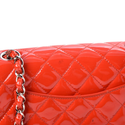 Chanel Patent Calfskin Quilted Mini Rectangular Flap Red 11 of 12