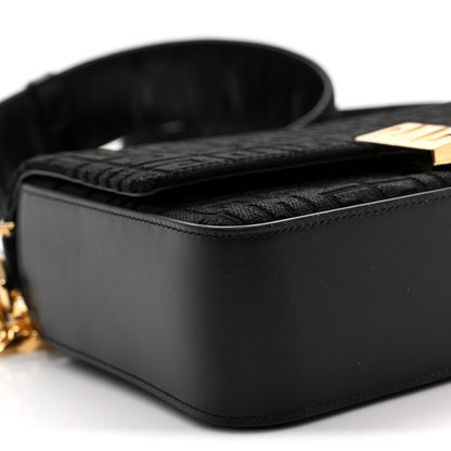 Givenchy Canvas Woven Embroidered Medium 4G Bag With Chain Black 8 of 10