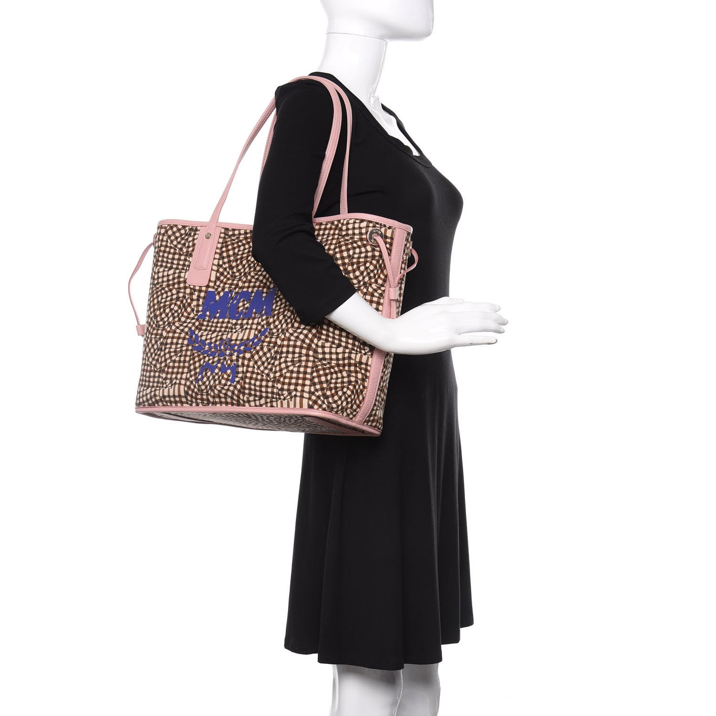 Visetos Medium Liz Reversible Shopper Tote Soft Pink