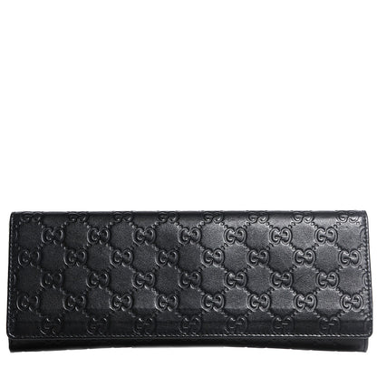 Gucci Guccissima Small Broadway Clutch Black 1 of 9