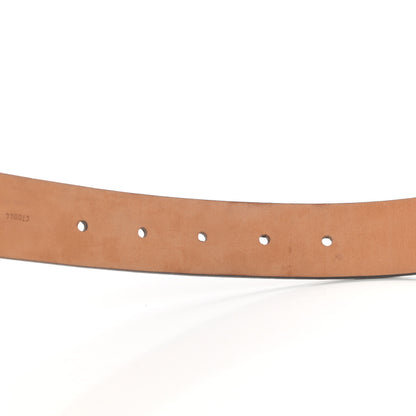 Louis Vuitton Damier Ebene LV Paris Buckle Belt 80 32 Silver 8 of 8