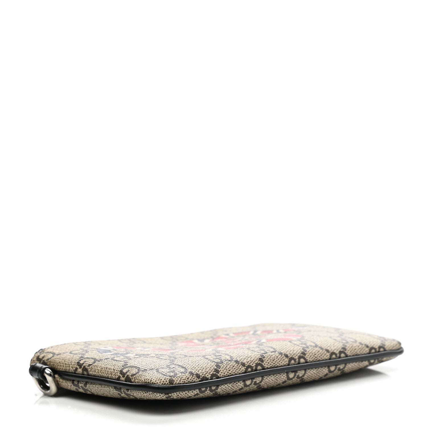 Gucci GG Supreme Monogram Kingsnake Zip Pouch Black 4 of 7