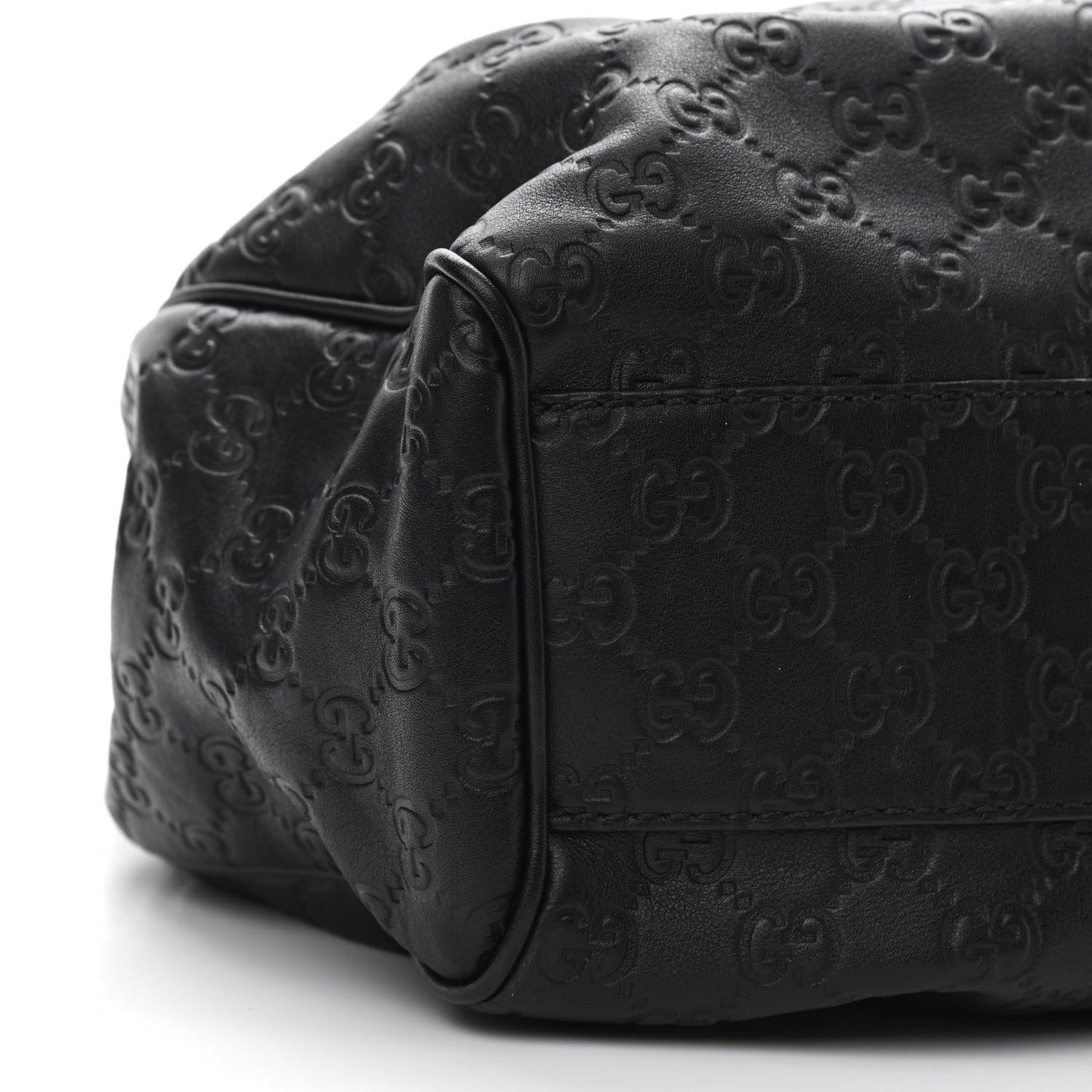Guccissima Medium Sukey Tote Black