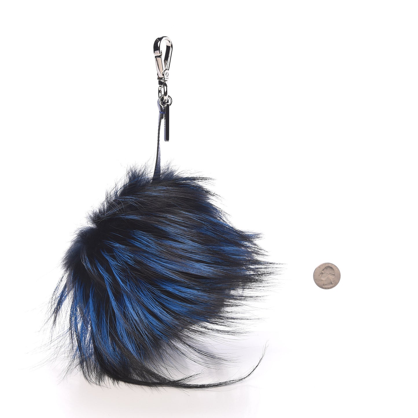 Fur Vitello Monster Bag Bug Charm Blue Multicolor