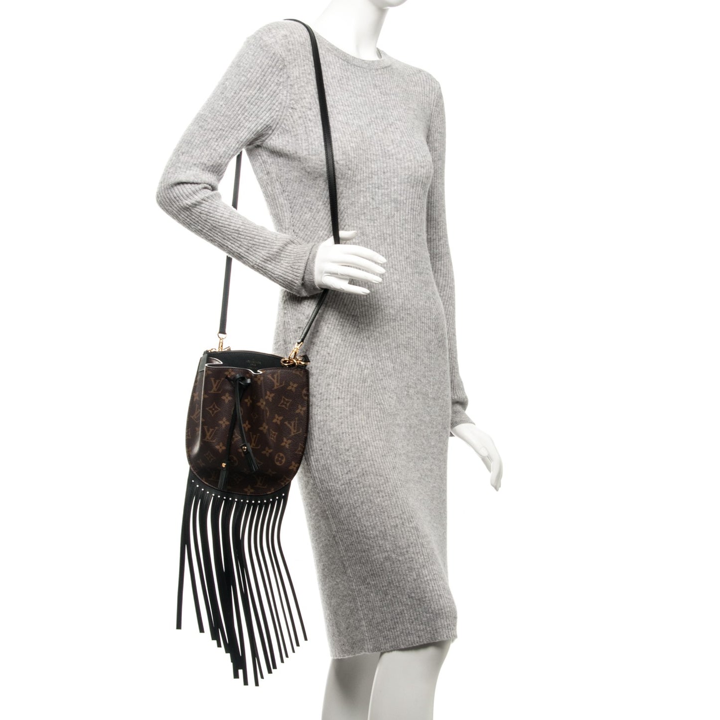 Monogram Fringed Noe