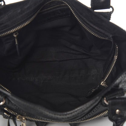 Balenciaga Agneau Giant Brogues Hardware City Black 6 of 11