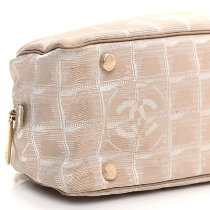 Chanel Nylon Travel Bowler Beige 9 of 10