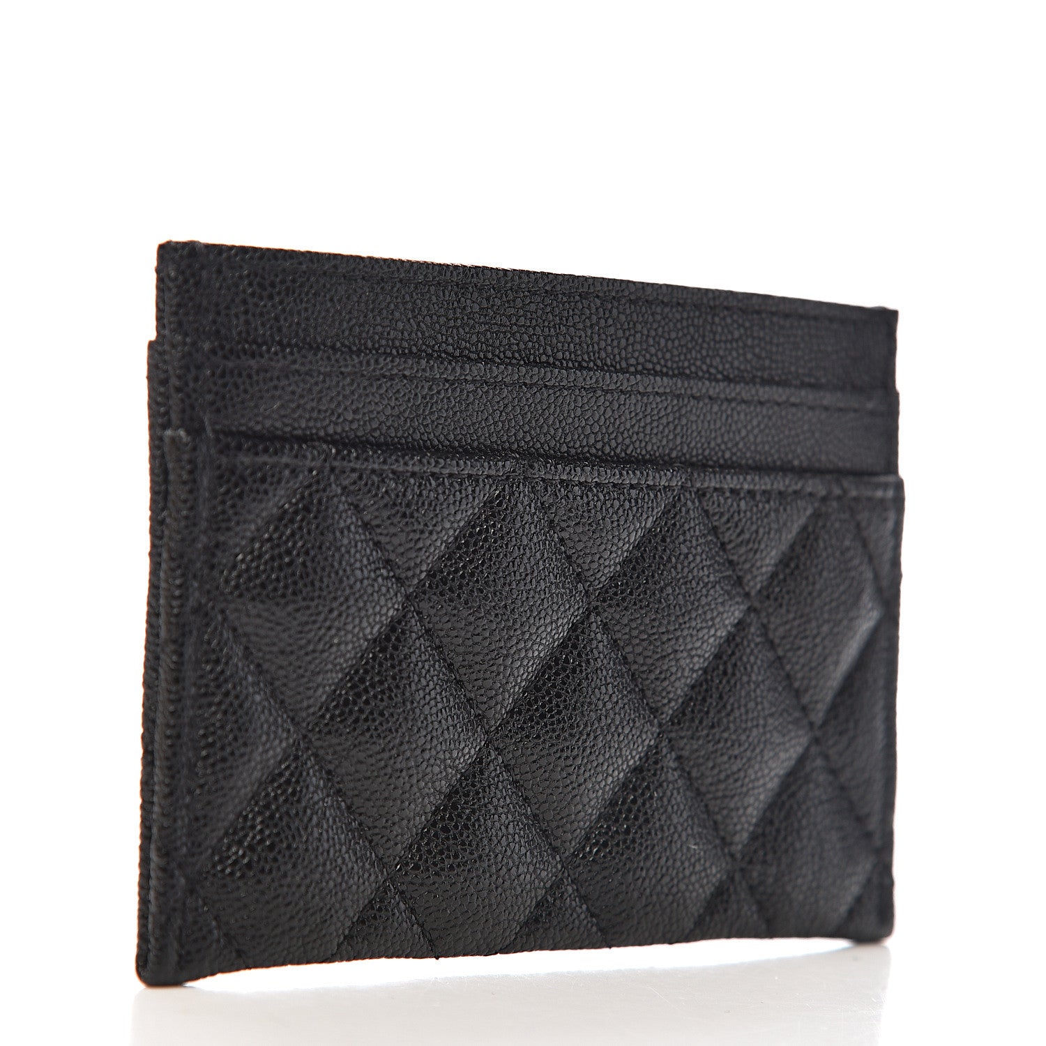 Chanel Caviar Quilted Boy Card Holder Black 3 of 9