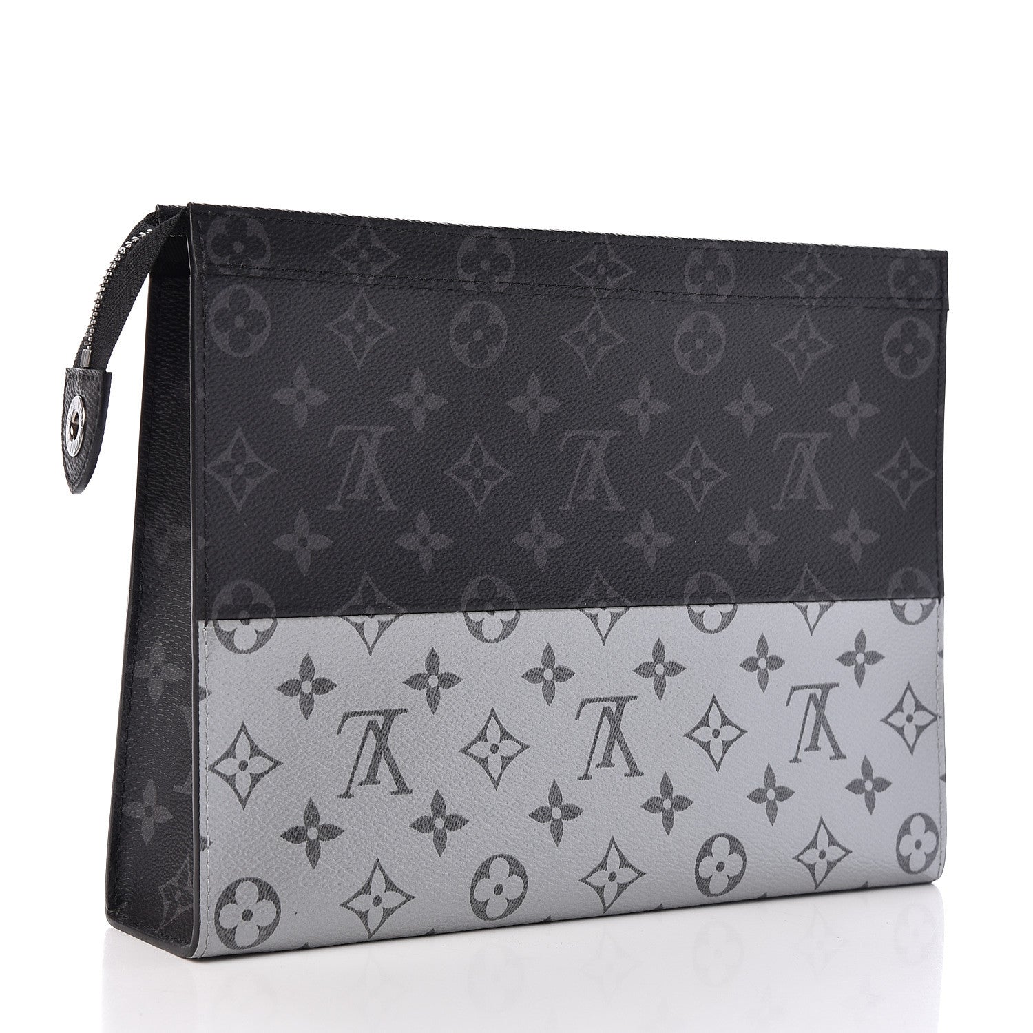 Louis Vuitton Monogram Eclipse Split Pochette Voyage MM 3 of 9