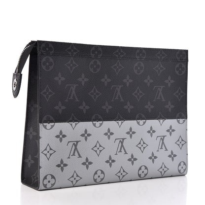 Louis Vuitton Monogram Eclipse Split Pochette Voyage MM 3 of 9
