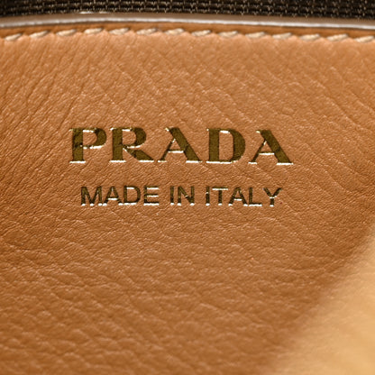 Prada Soft Calfskin Darling Shoulder Bag Caramel 6 of 10