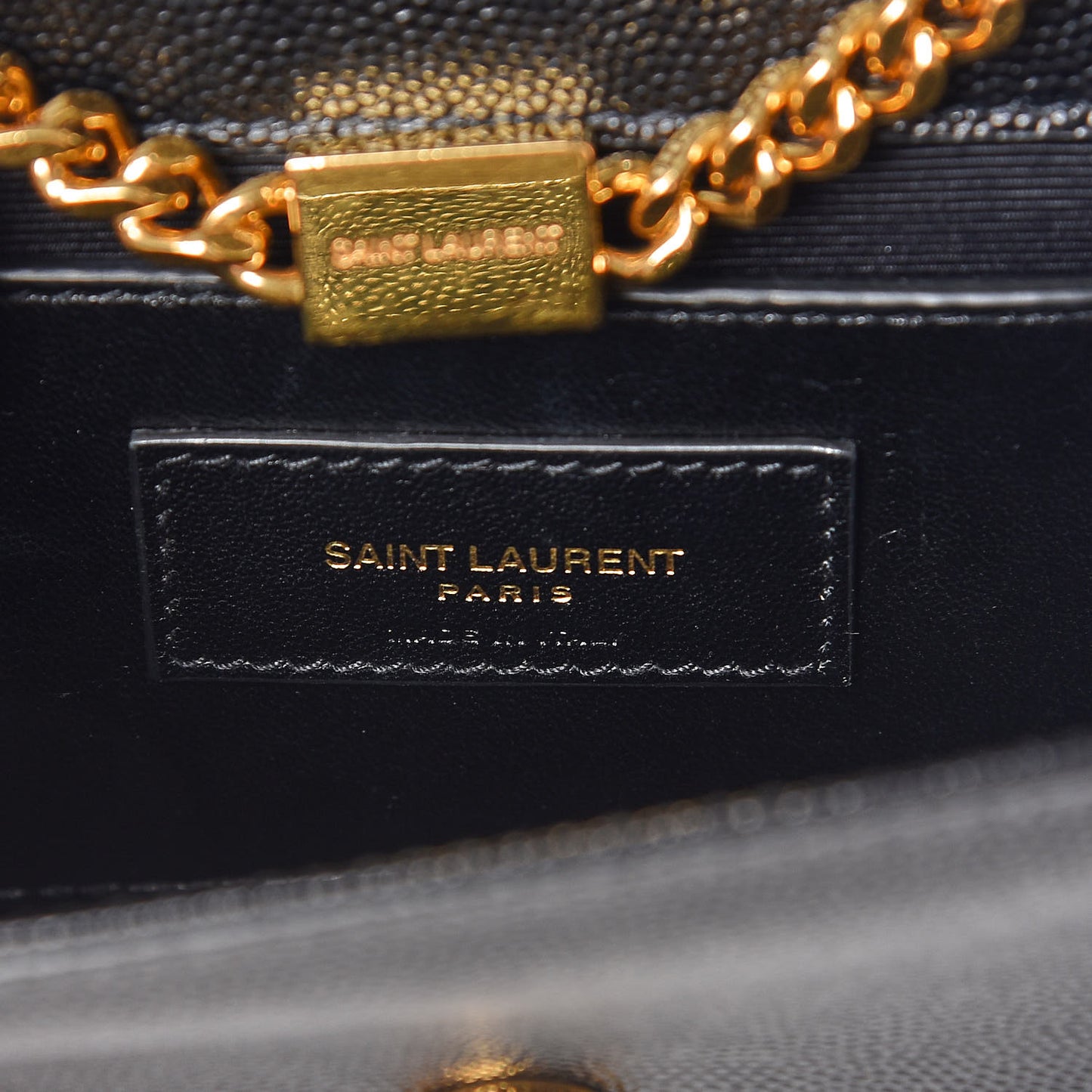 Grain De Poudre Small Monogram Kate Satchel Black