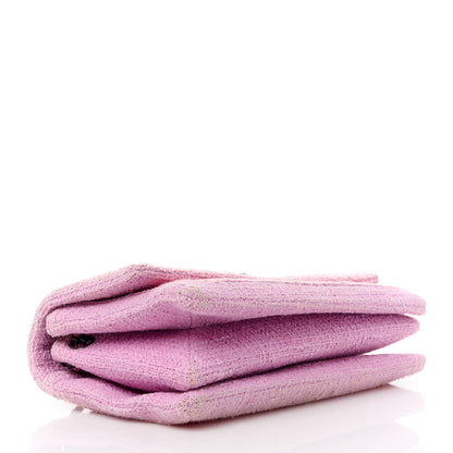Chanel Tweed Quilted Flap Pink Purple 4 of 13