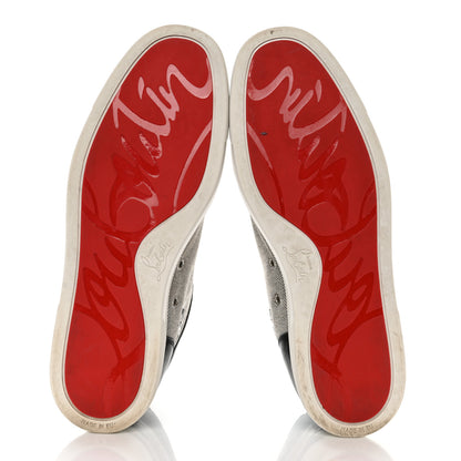 Christian Louboutin Canvas Rantus Mens Orlato Flat Sneakers 44 Black 5 of 9