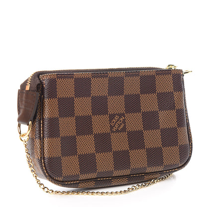 Louis Vuitton Damier Ebene Mini Pochette Accessories 3 of 8