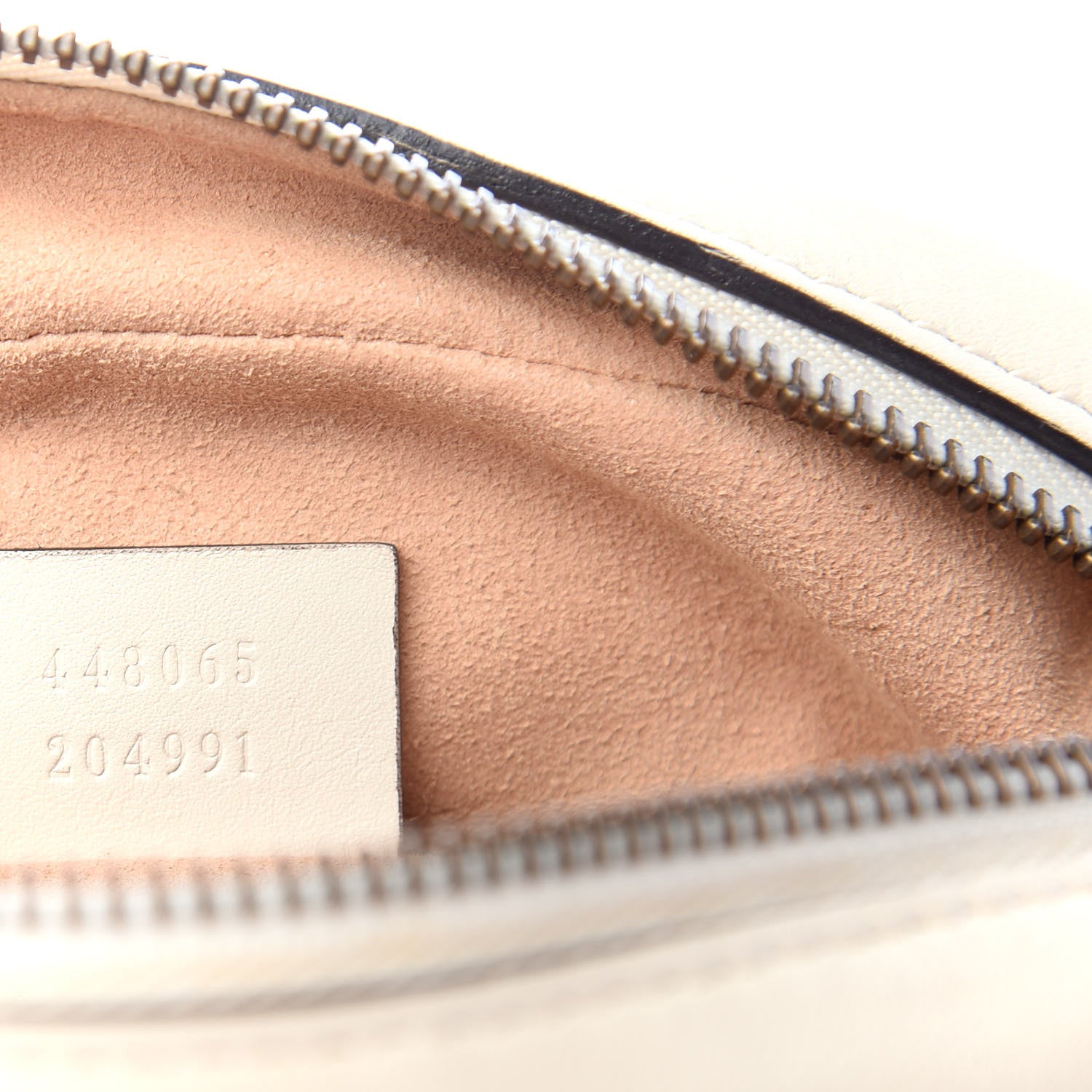 Gucci Calfskin Matelasse Mini GG Marmont Chain Shoulder Bag White 7 of 10