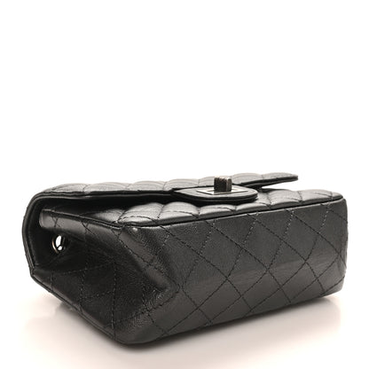 Chanel Metallic Sheepskin Quilted 2.55 Reissue Mini Flap Dark Silver 4 of 10