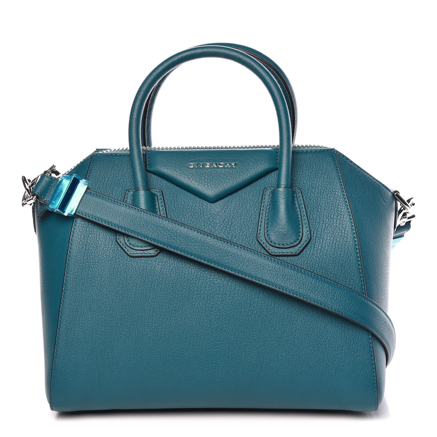 Givenchy Sugar Goatskin Small Antigona Ocean Blue 1 of 10