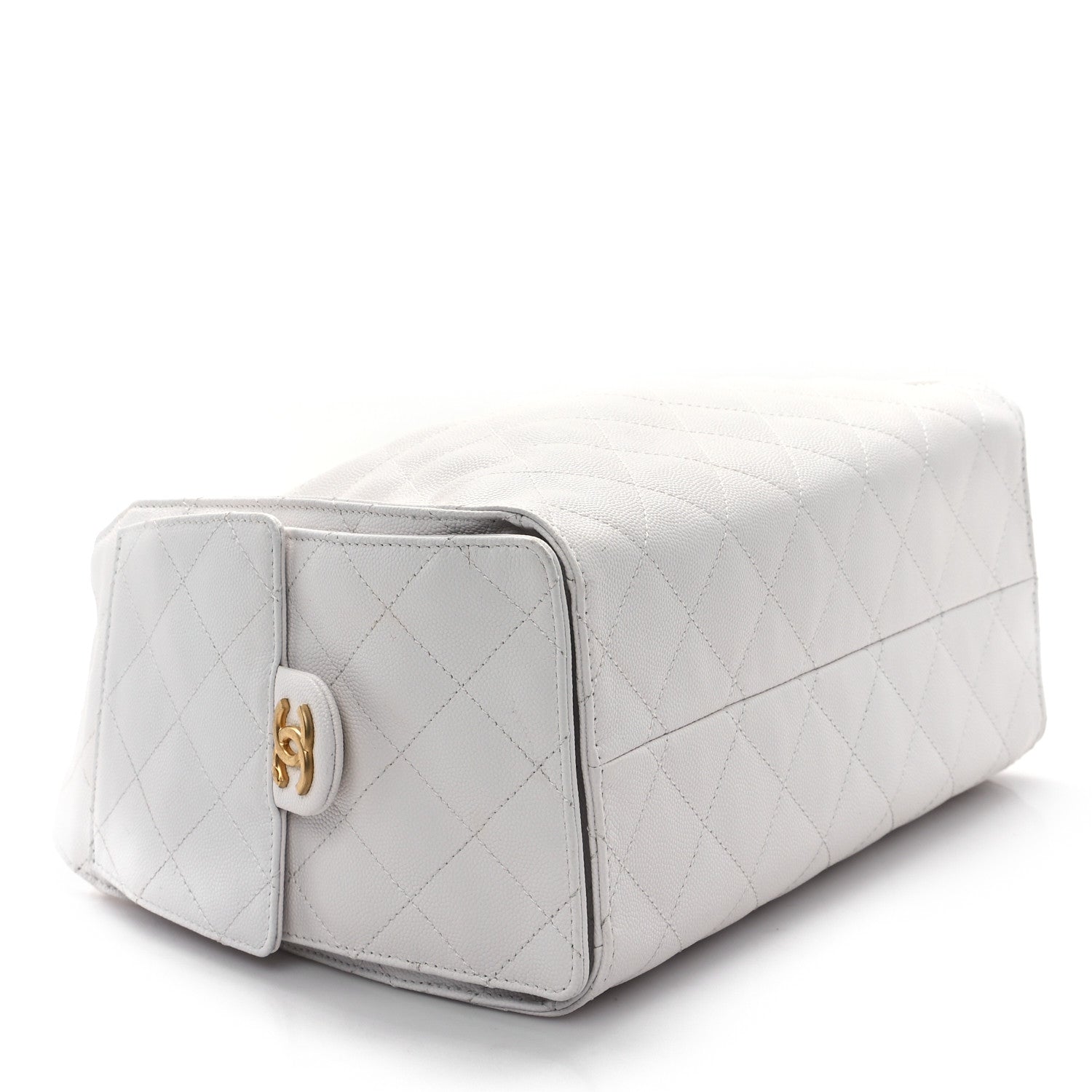 Chanel Caviar Quilted Small Chanel 25 Handbag White 4 of 12