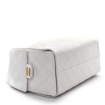 Chanel Caviar Quilted Small Chanel 25 Handbag White 4 of 12