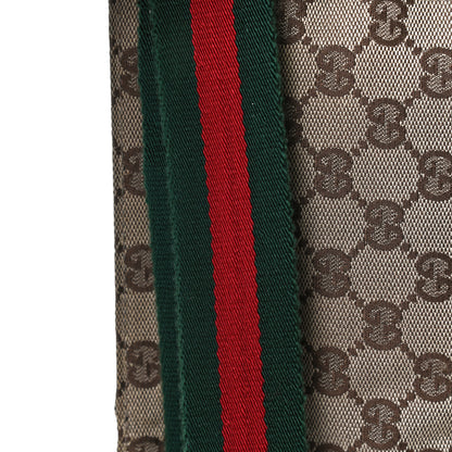 Gucci GG Monogram Double Pocket Belt Bag Dark Brown 11 of 12