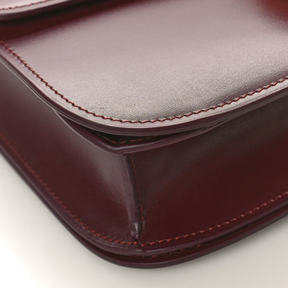 Celine Box Calfskin Medium Classic Box Flap Bag Burgundy 7 of 8