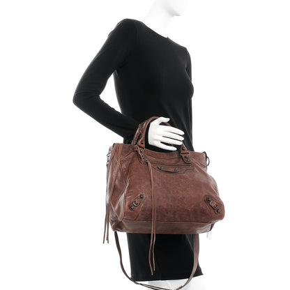Balenciaga Agneau Classic Hardware Velo Castagna 2 of 13