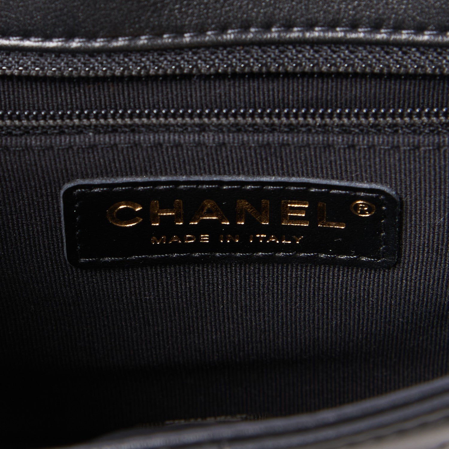 Chanel Calfskin Stitched Chain Flap Black 9 of 11
