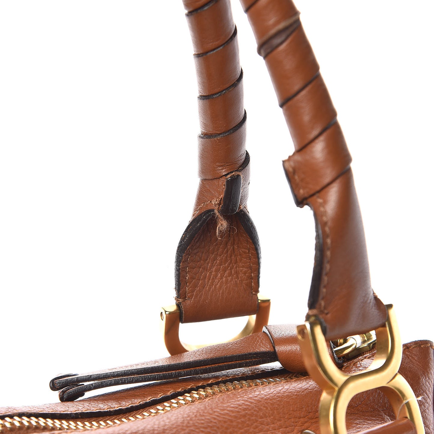 Calfskin Medium Marcie Satchel Tan