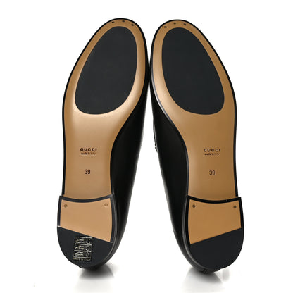 Gucci Calfskin Womens Jordaan Loafers 39 Black 5 of 8