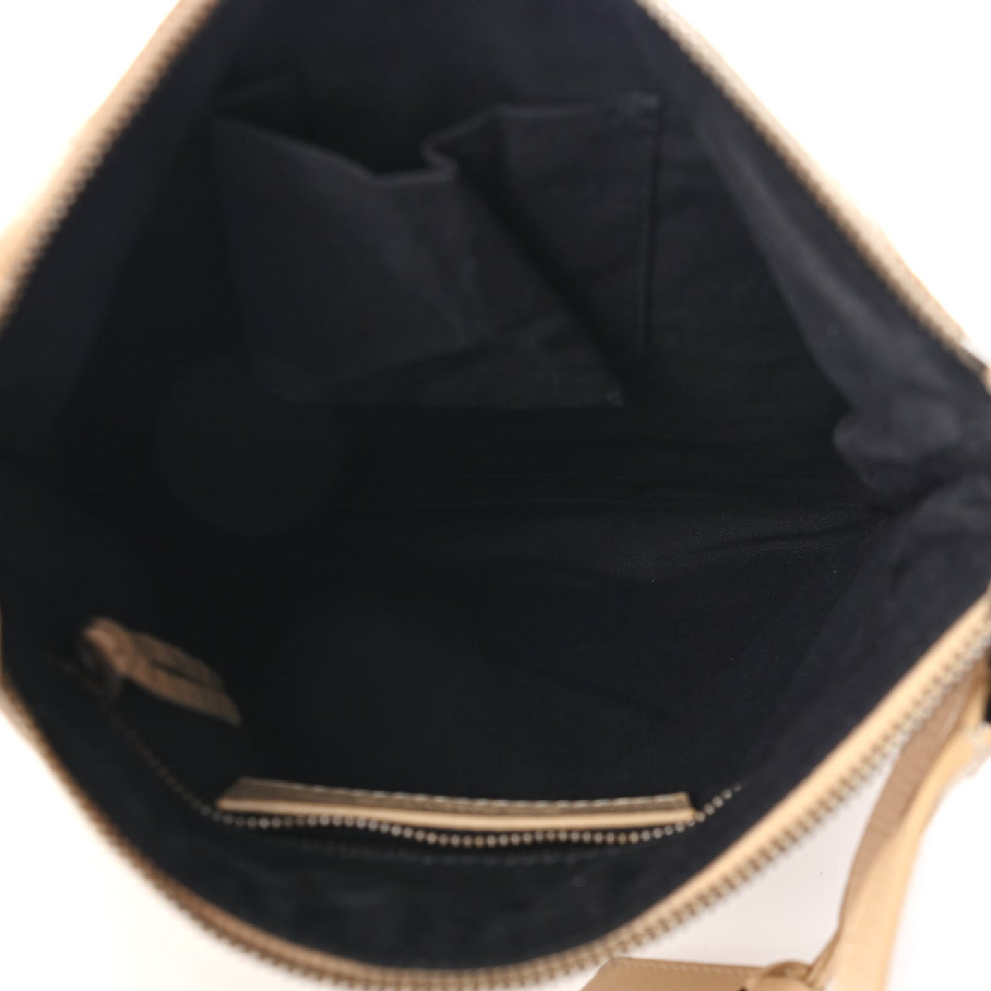 Agneau Classic Hardware Flat Crossbody Oryx
