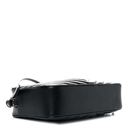 Saint Laurent Calfskin Matelasse Monogram Lou Camera Bag Black 4 of 11