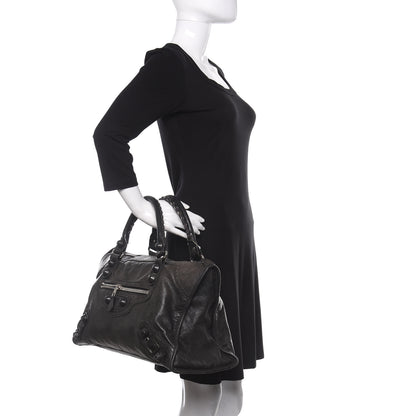 Balenciaga Agneau Giant Brogues Hardware Work Black 3 of 14