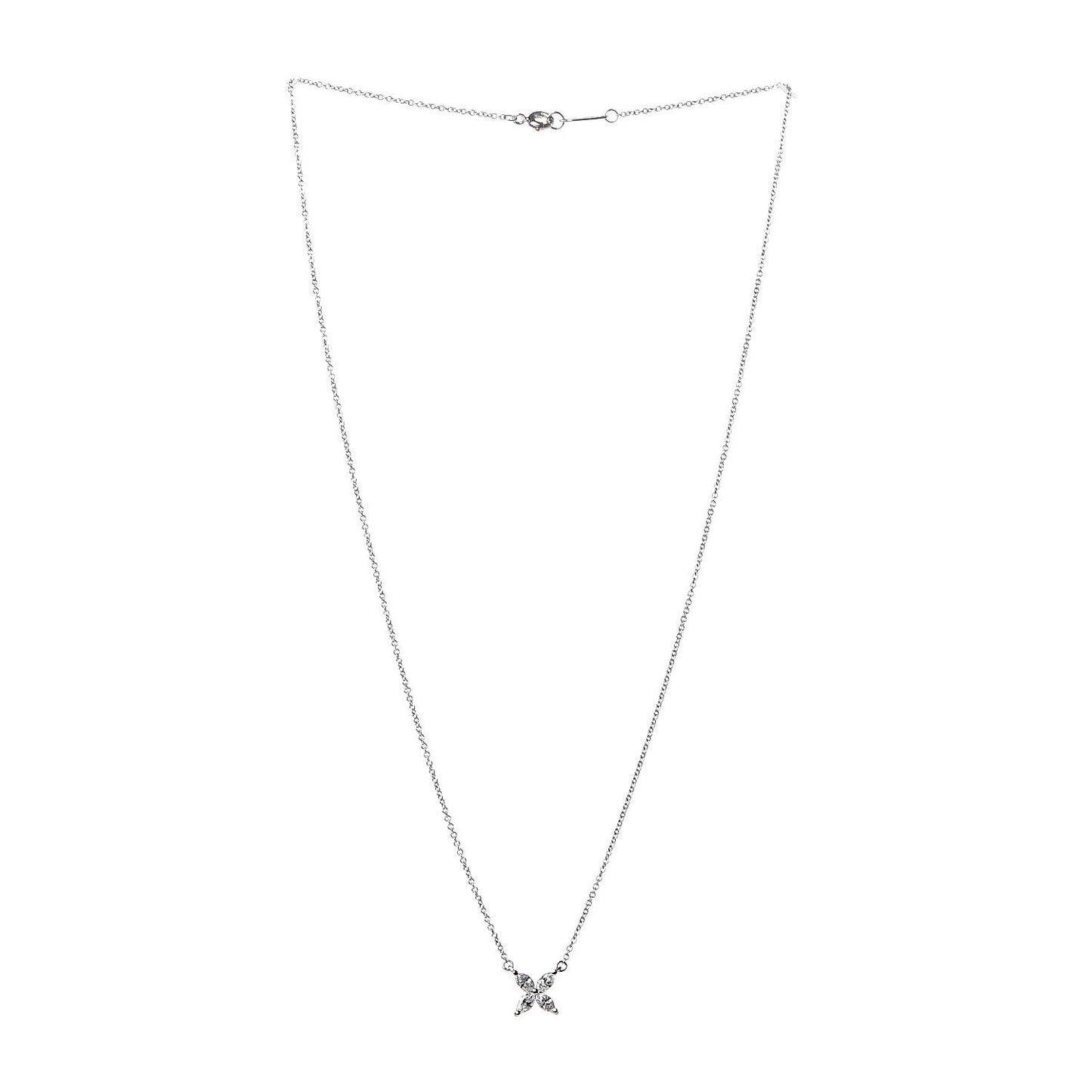 Platinum Diamond Small Victoria Necklace
