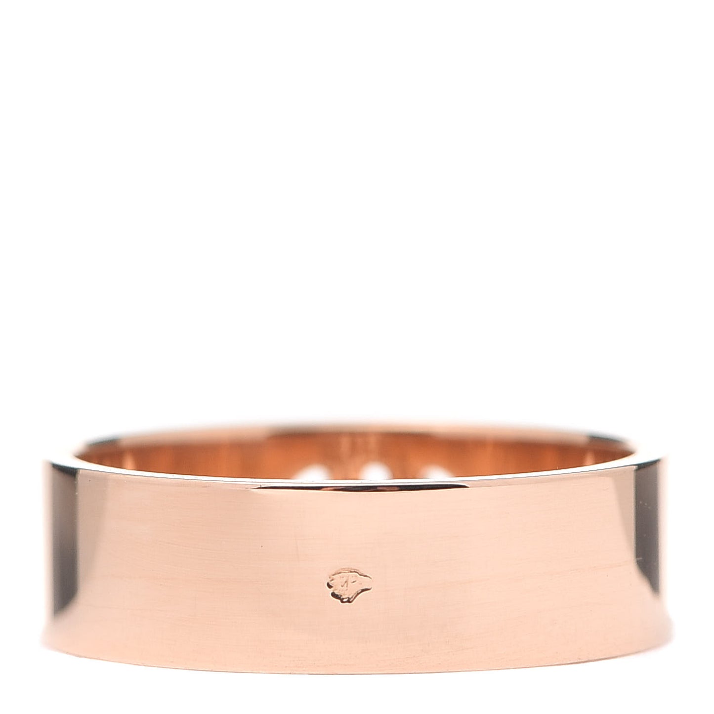 18K Rose Gold Diamond PM H D'Ancre Ring 51 5.75