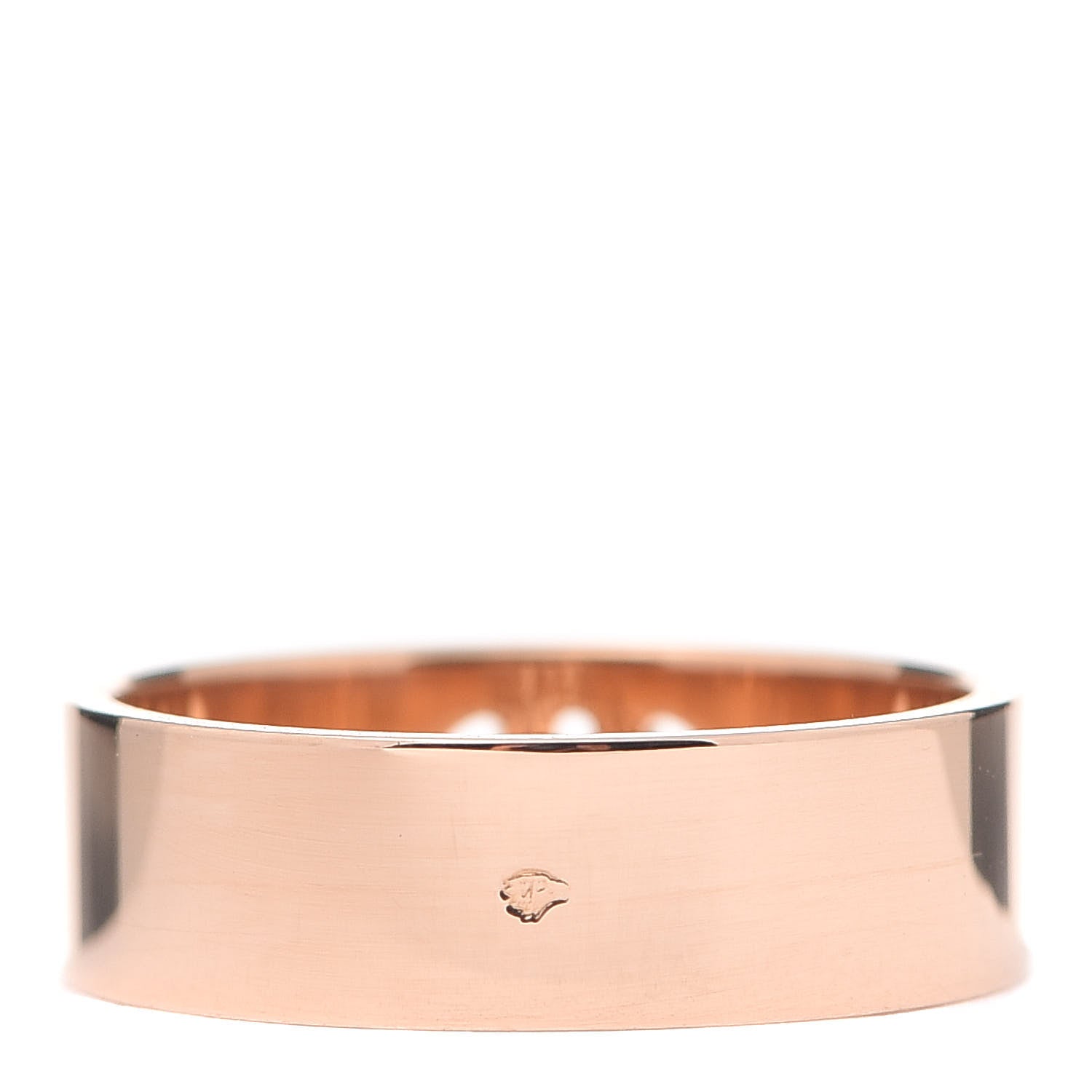 Hermes 18K Rose Gold Diamond PM H D'Ancre Ring 51 5.75 3 of 5