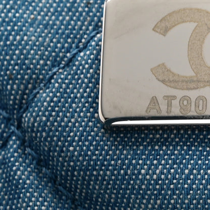 Chanel Denim Quilted Chanel 22 Backpack Blue 7 of 10