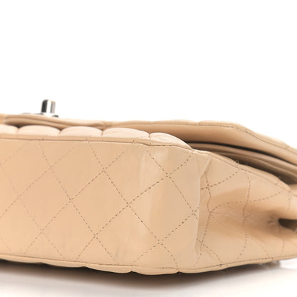 Chanel Lambskin Quilted Medium Double Flap Beige 9 of 16