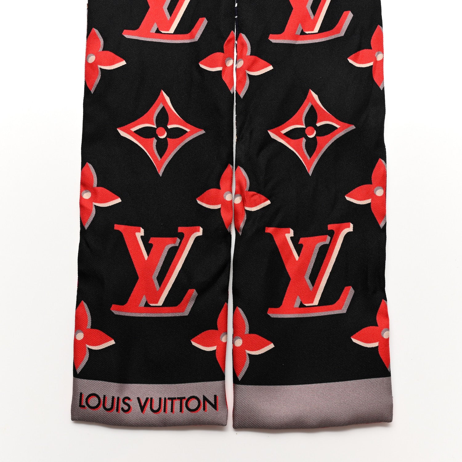 Louis Vuitton Silk Monogram Escale Perfect Match Bandeau Navy Blue 2 of 3
