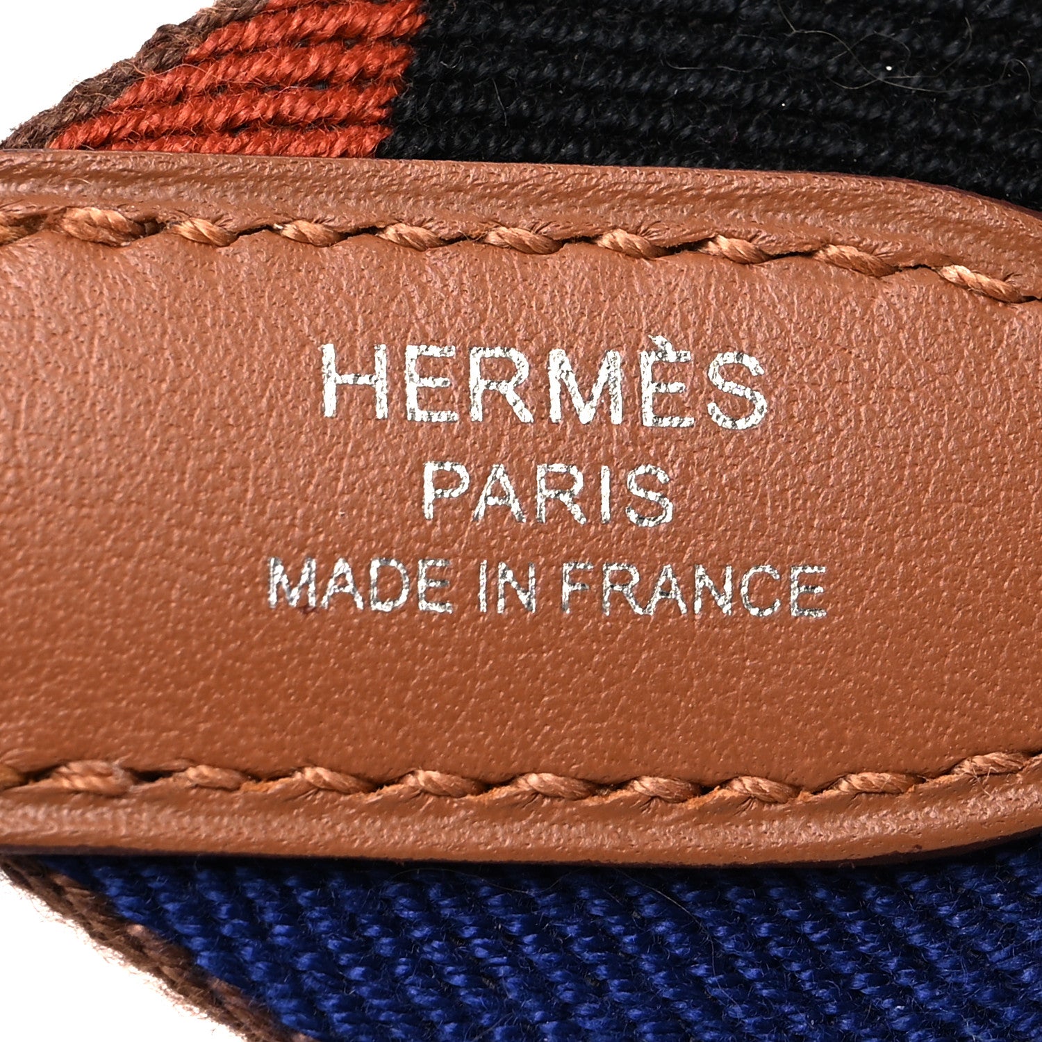 Hermes Toile Swift 50mm Sangle Flipperball Shoulder Strap Noisette Cuivre Gold 4 of 5