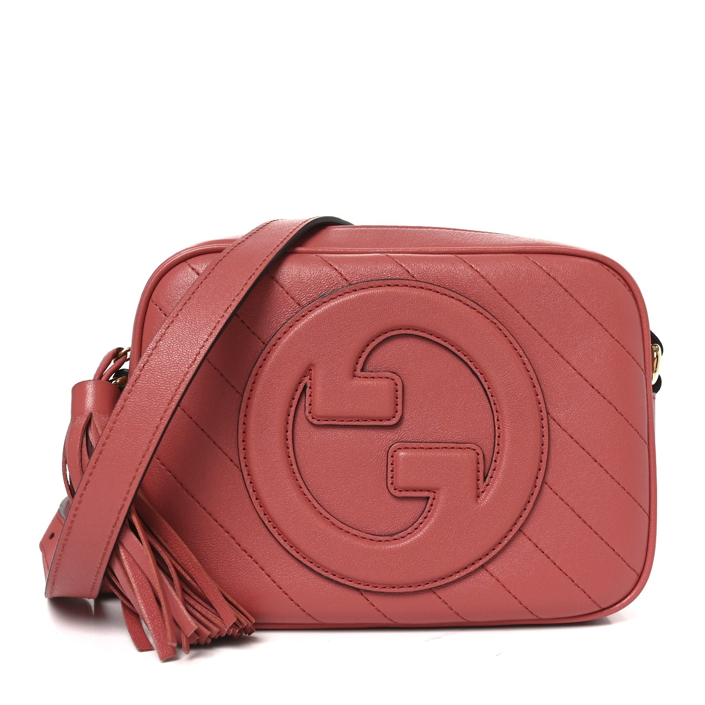 Sakai Be Green Calfskin Diagonal Stitched Small Blondie Shoulder Bag Gorgeus Grace