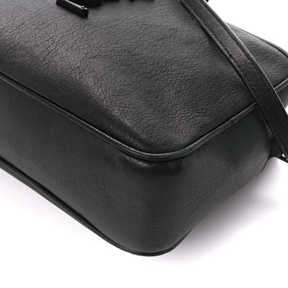 Saint Laurent Lambskin Monogram Lou Camera Bag Black 10 of 12