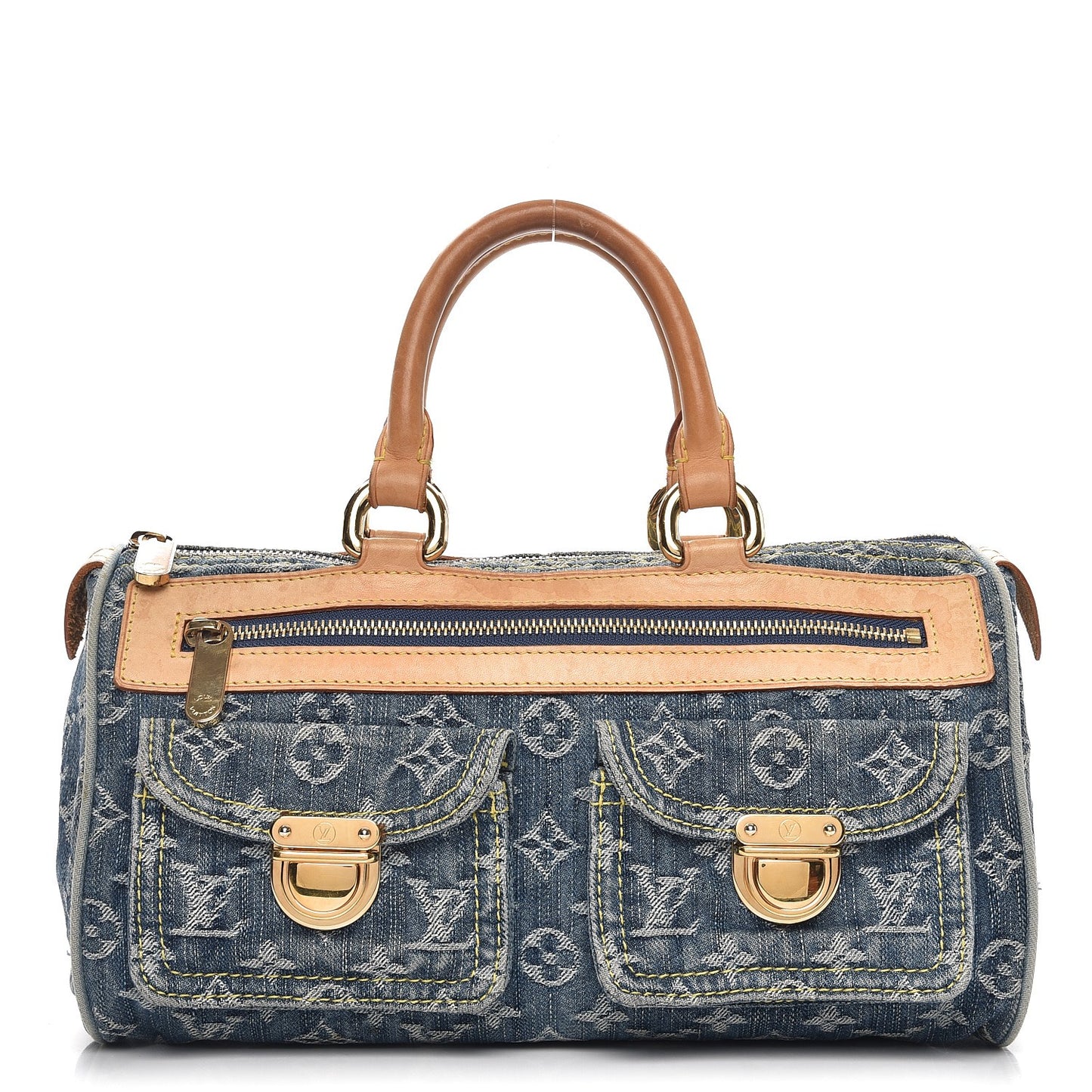 Monogram Denim Neo Speedy Blue