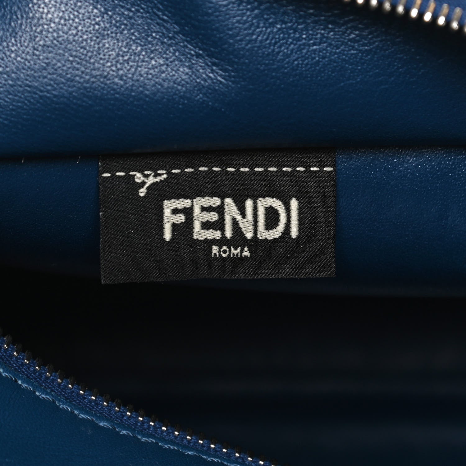 Fendi Vitello Dolce Shiny Nappa Petite 3Jours Tote Black Iris 6 of 13