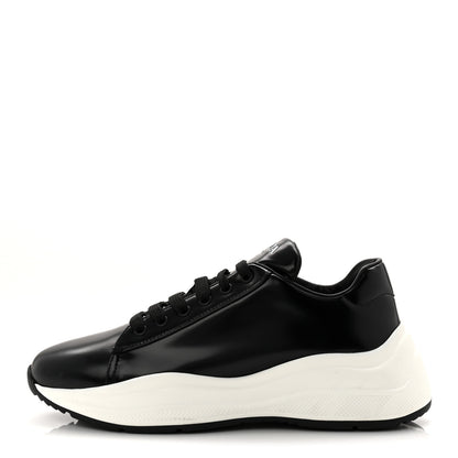 Prada Spazzolato America’s Cup Sneakers 39.5 Black 1 of 9