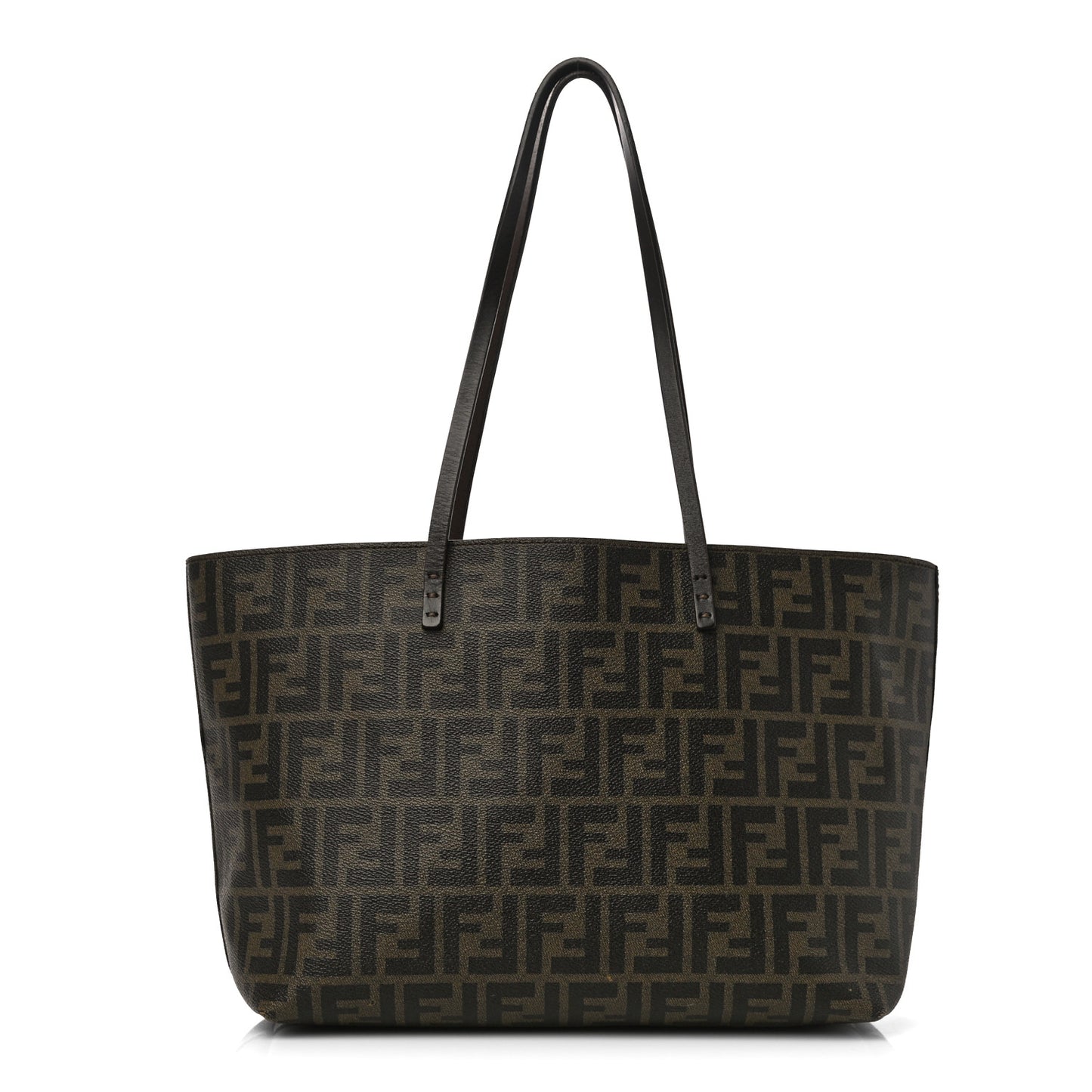 Zucca Spalmati Small Roll Tote Tobacco Moro